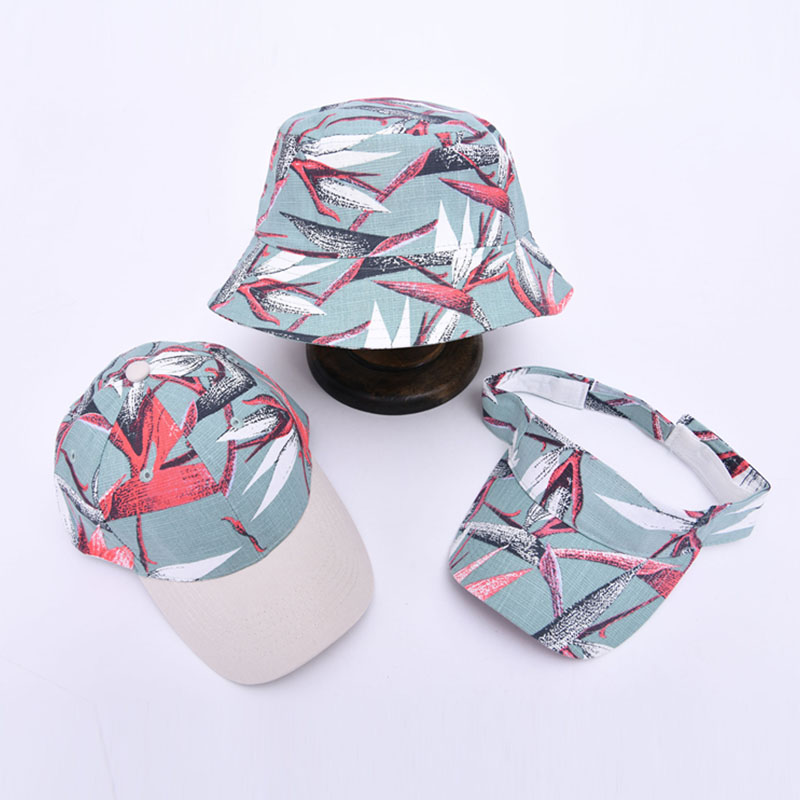 Spring Summer Women Outsize Sunshine Proof Cap Bucket Set Wholesale Cotton Soft Magic Type Wholesale Baseball Cap Hat