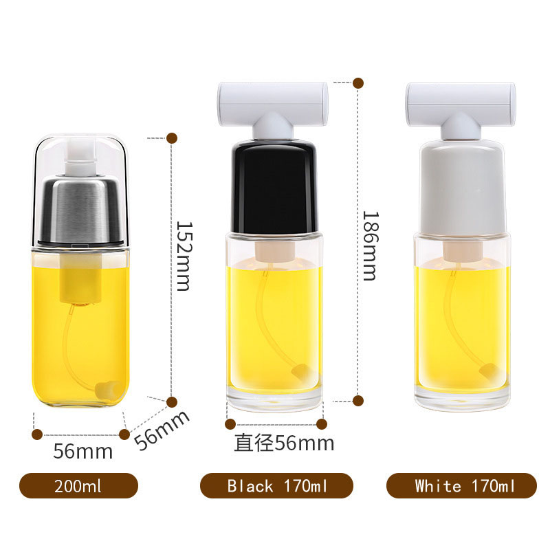 Wholesale 200ml Kitchen Cooking Glass Olive Oil Spray Bottle