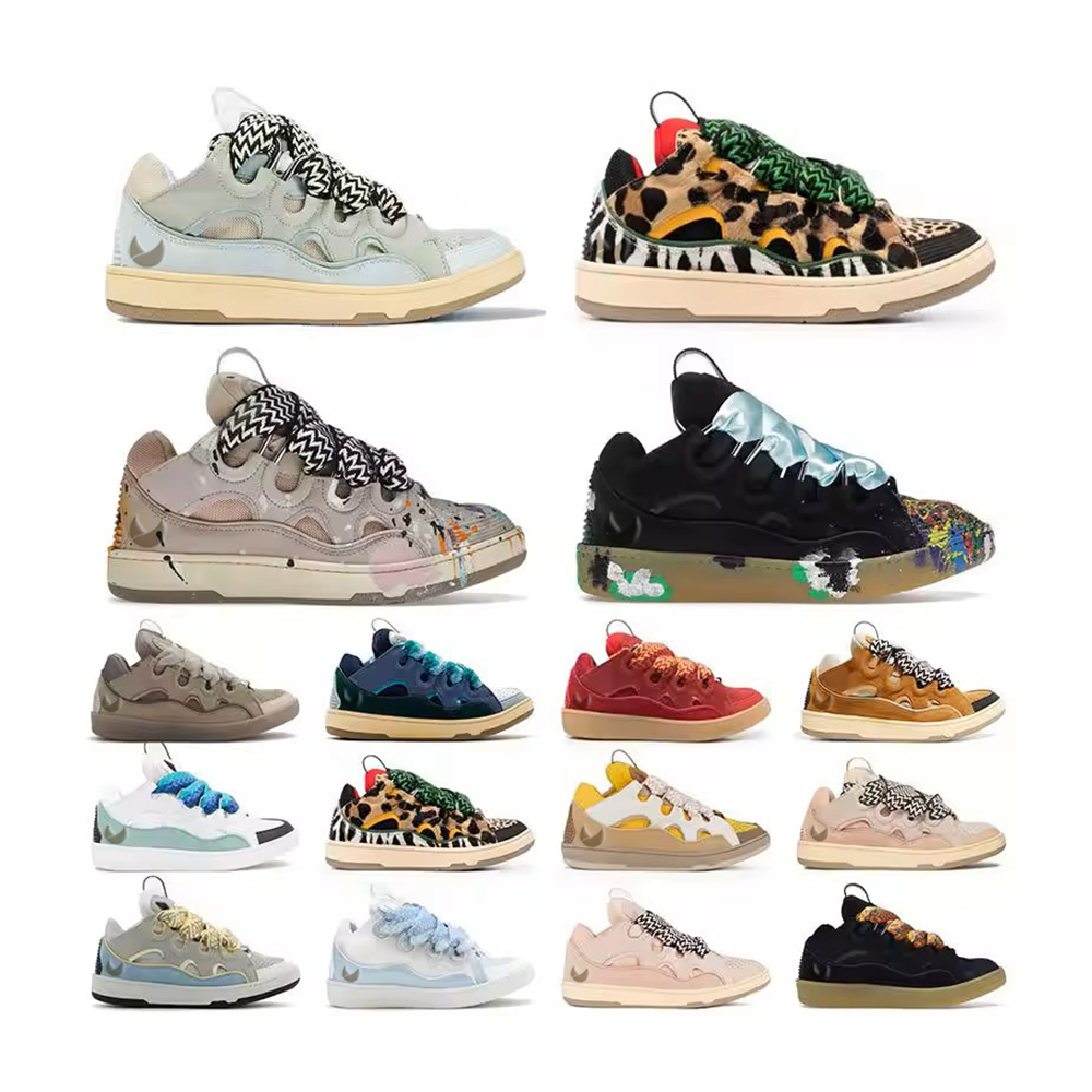 Dropshipping Designer Luxury Lanvane Curbs Sneakers For Women And Men Walking Style Shoes
