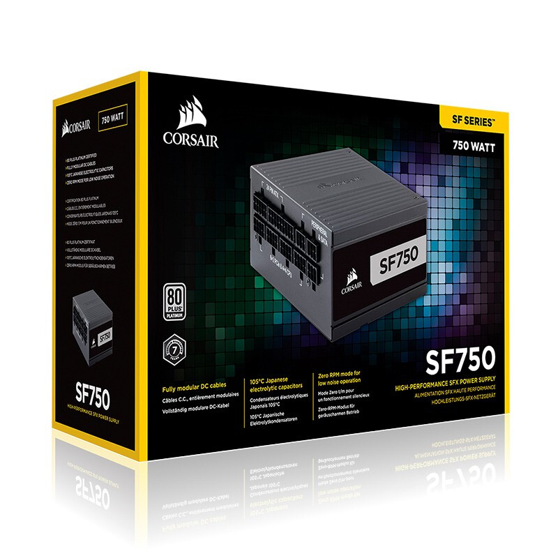 SF Series SF750 750 Вт 80 PLUS Платиновый Сертифицированный высокопроизводительный SFX PSU (CN)