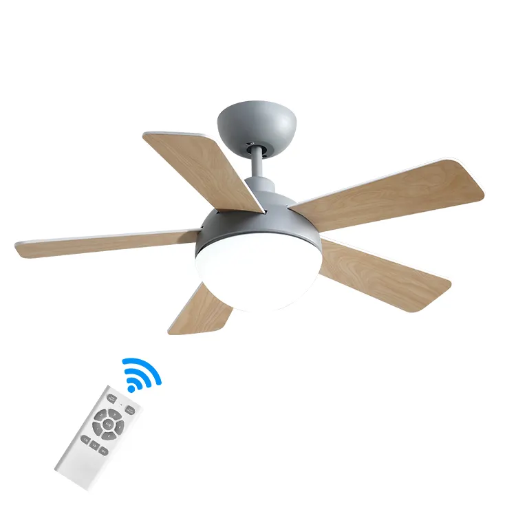 Remote Control Living Room Decoration Electric Power Led Ceiling Fan Light