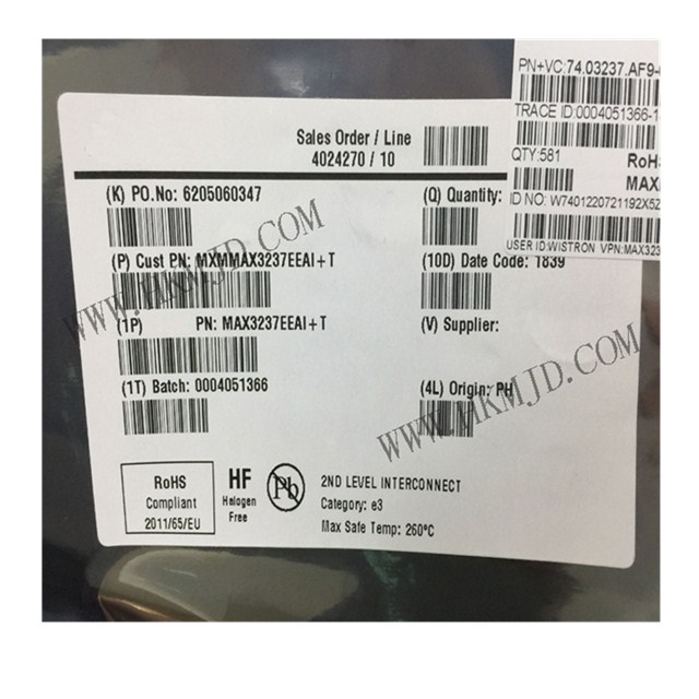 Новые оригинальные трансиверы IC 28-SSOP MAX3237EEAI MAX3237