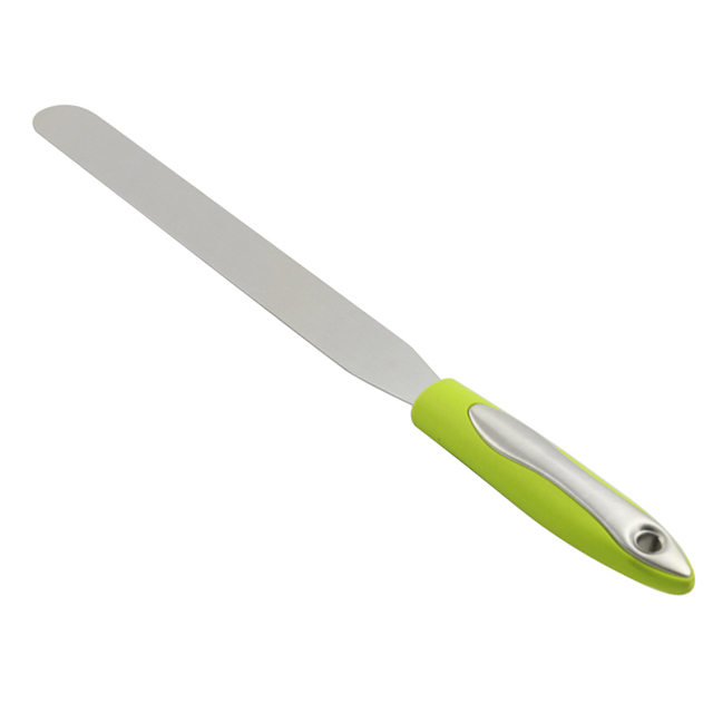 Plastic handle stainless steel butter spatula spread knife