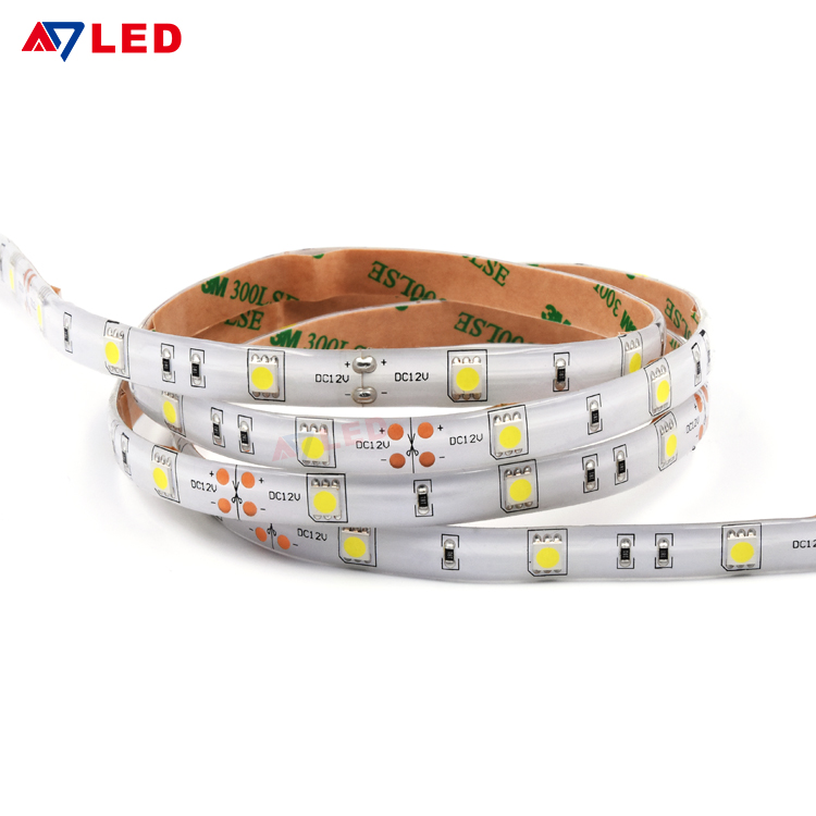 Под шкаф 12 вольт DC 7,2 W 30Led Cuttable 5050 светодиодная полоса освещения Tira De Luces LED 5050 SMD светодиодная полоса