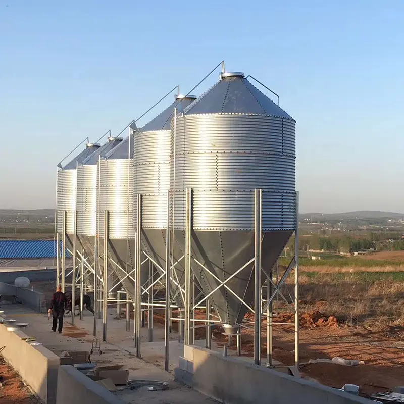 3~ 40 ton feed silo for sale with factory direct price