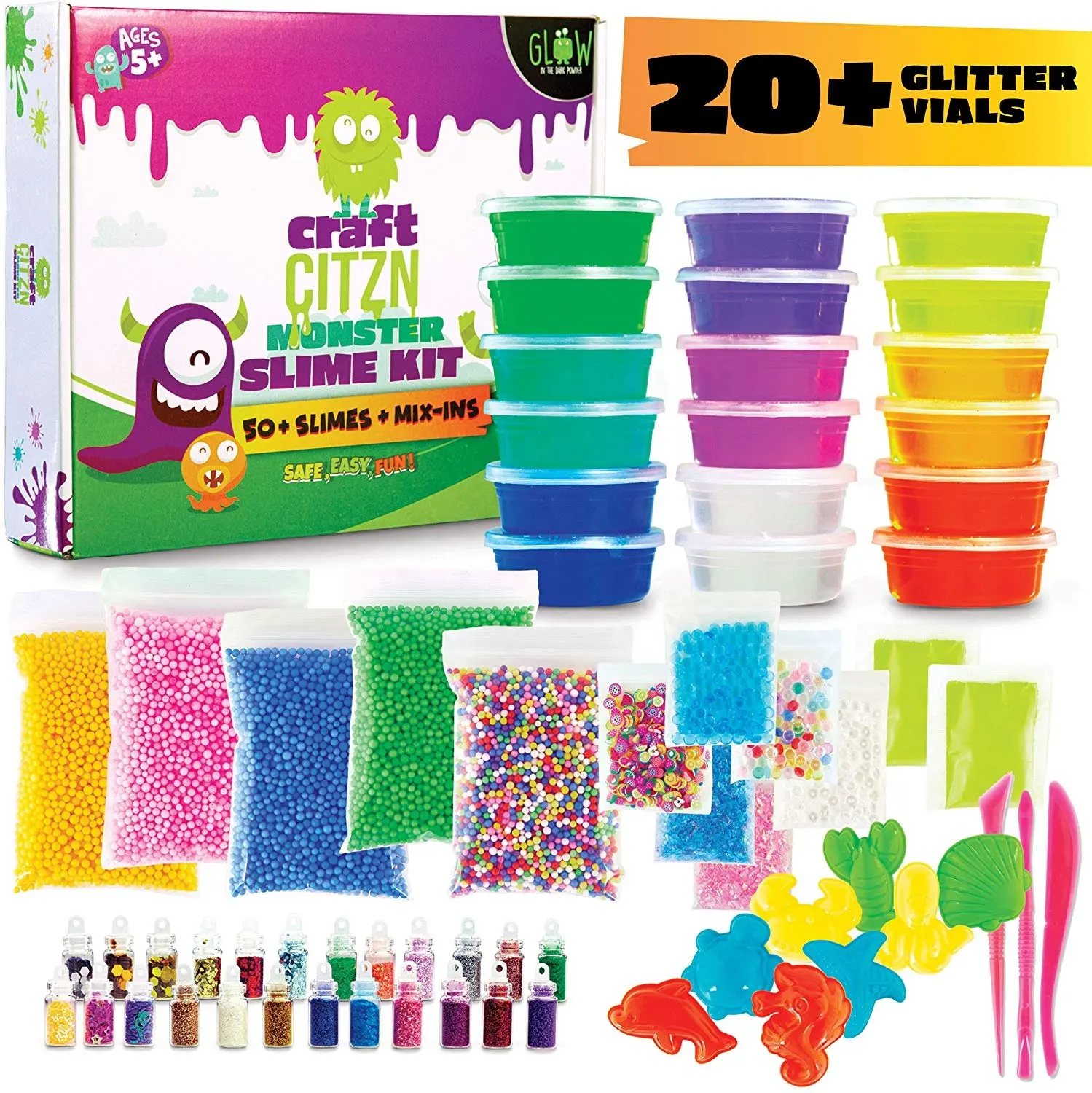 Amazon Hot Sell diy Slime Kit For Kids Fluffy Unicorn diy Slime Toy for Kids