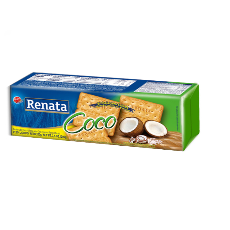 Оптовая цена, сладкий вкус, Кокосовое печенье Renata - 200 г