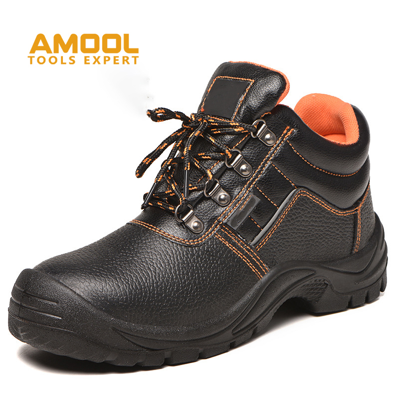 2021 S1P genuine leather safety shoes