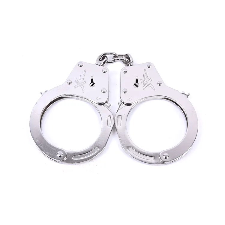 Professional Law Enforcement Steel Riot Control Double Locking Handcuff