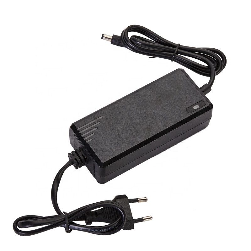 12V DC 5A 60W CCTV адаптер питания с двумя концами кабеля