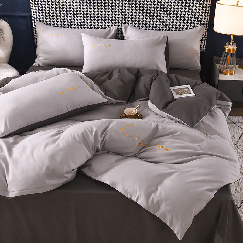 King size 100% хлопок постельное белье Комплект постельного белья пододеяльник набор постельного белья из хлопка постельное белье для дома