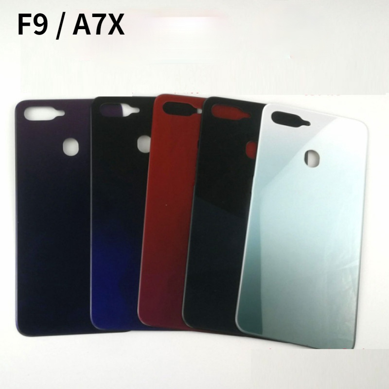 Оригинальная задняя крышка аккумулятора для OPPO F9 крышка аккумулятора F9 Pro дверное заднее стекло без объектива камеры
