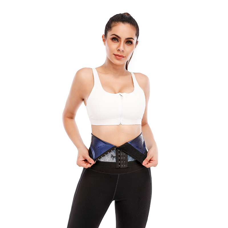 Ladies Yoga Girdle Sweat Abdomen Trimmer Belt For Women Camouflage Plus Size Colombian Waist Trainer With Buckle