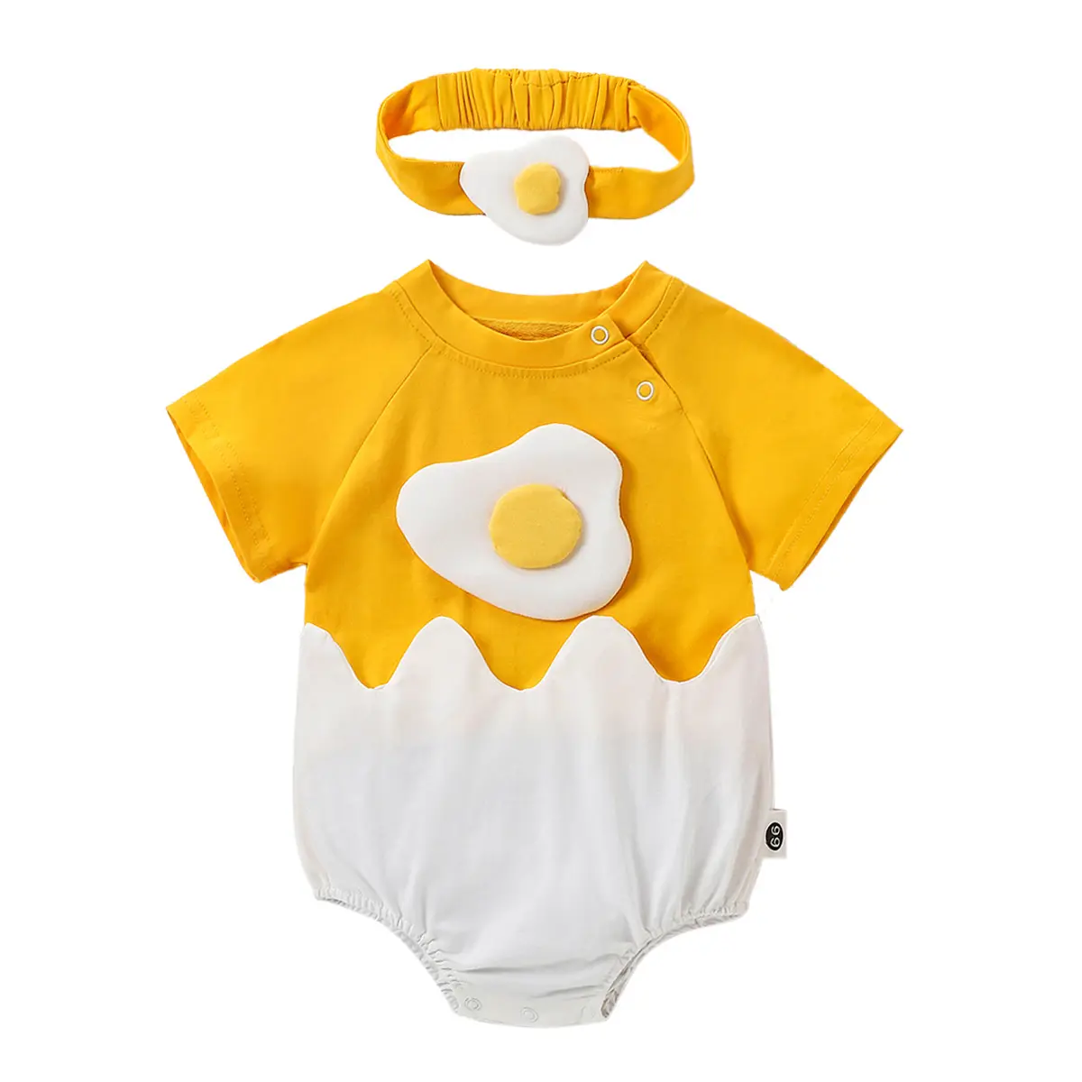 Infant New Egg Baby Cartoon Romper Clothes