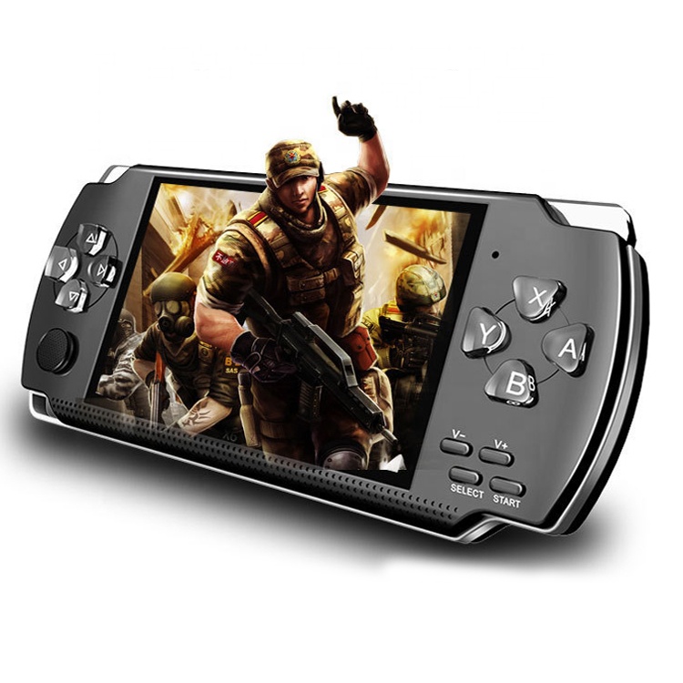 Портативная тонкая портативная игровая консоль для двоих игроков, 3,0 дюймовая Игровая приставка для видеоигр, 400 встроенных игр для детей