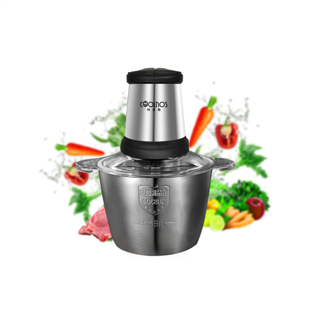 Новый дизайн 2л PP 304 нержавеющая сталь Kitchenaid Мясорубка насадка с высокой эффективностью