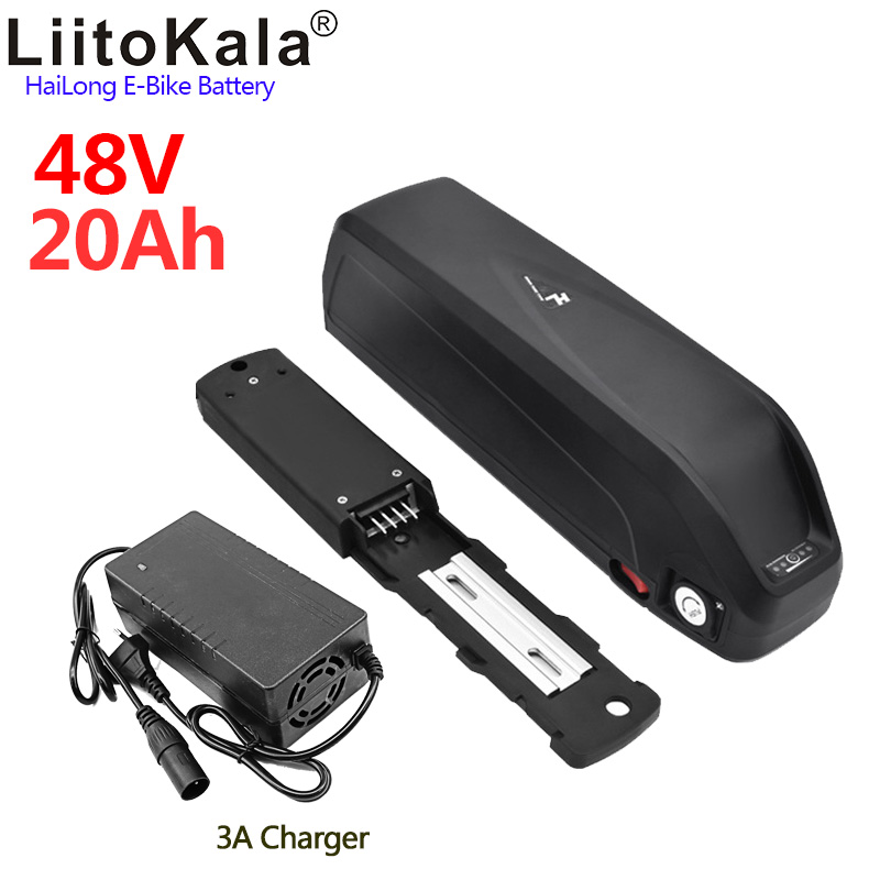 Аккумулятор LiitoKala 48 В 20Ah 13S electrische Fahrrad haylong Batterie USB 18650 BBS02 BBS03 BBSHD 500W 750W 1000W