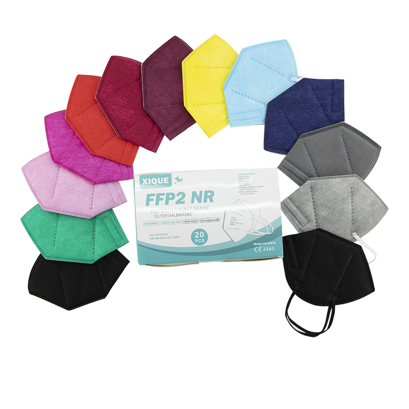 Одноразовые защитные петли уха тип 5Ply защитный красочные FFP2-Mask mascher