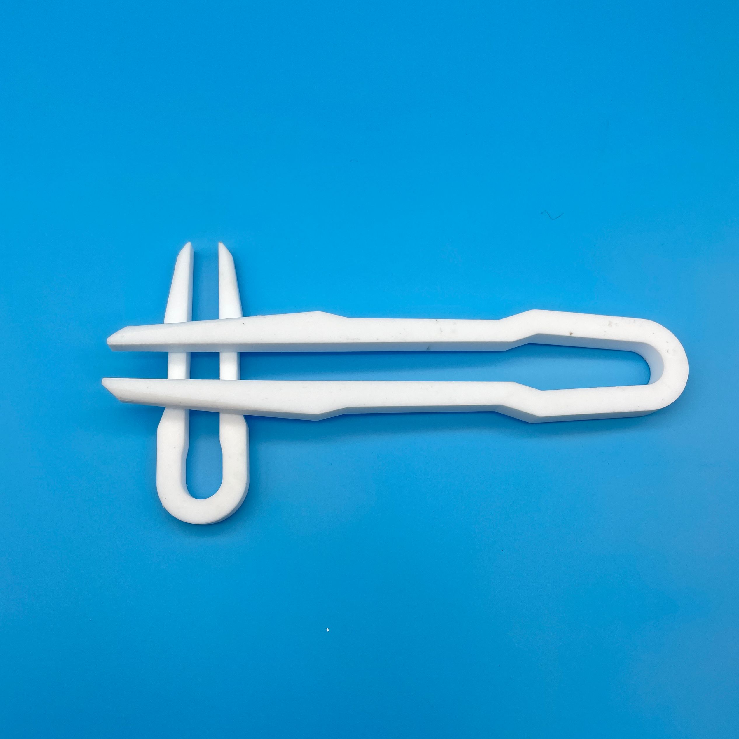 High Quality PTFE tweezers 100MM ,200MM for lab ,white