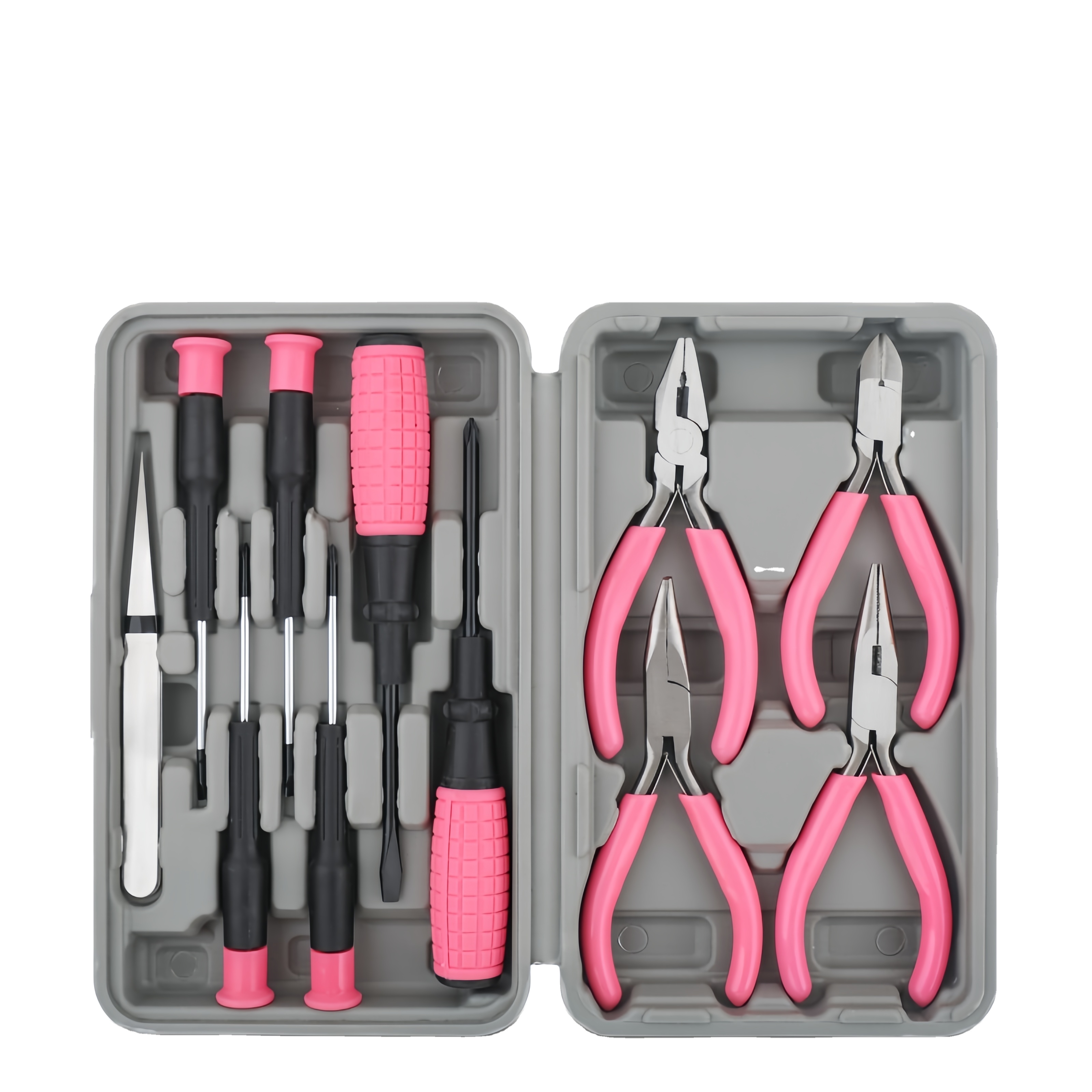 11Pcs Jewelry Making Supplies Kit Home Tool Set with Accessories Jewelry Pliers Jewelry Findings and Other Hand Tools
