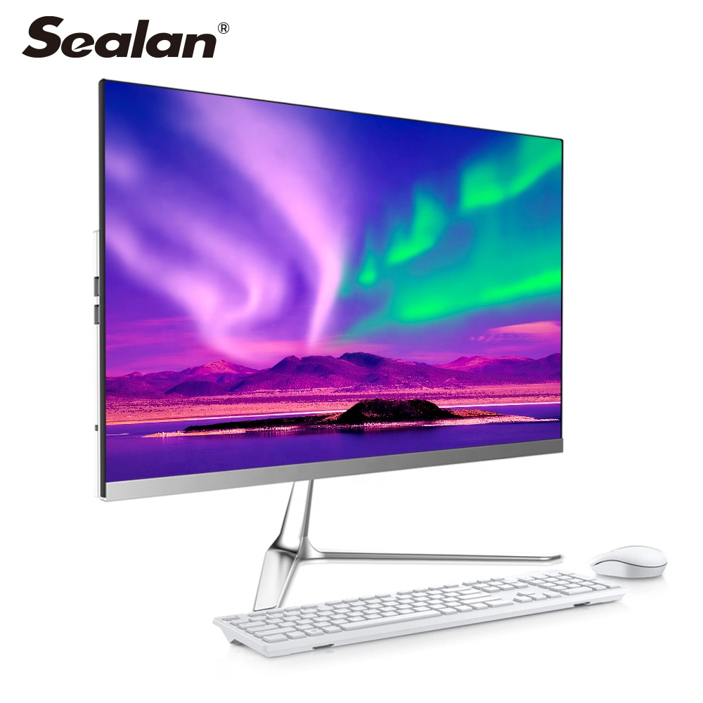 23,8 дюймовый четырехъядерный i3 i5 i7 4 ГБ sata 500g оптовая продажа Регулируемый Чехол-подставка все в одном промышленный ПК allinone тонкий ПК