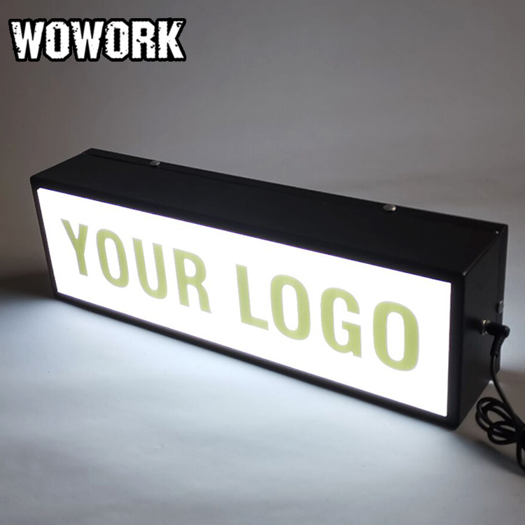 WOWORK Прямая поставка с завода, Светодиодный настенный квадратный дисплей, рекламный знак, световой короб для магазина