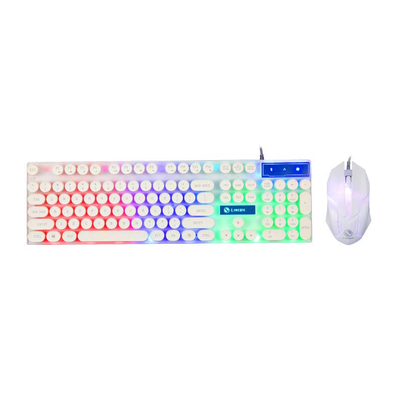 Waterproof Wired Gaming Keyboard и Mouse Set, GTX300, LED Light, Amazon Hot Sale