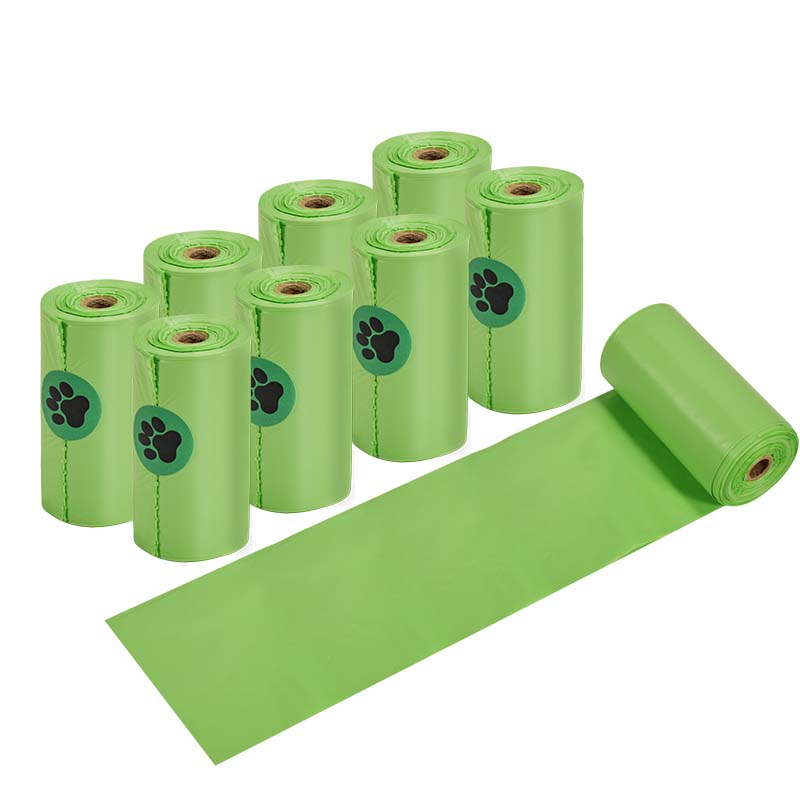 Manufacturer Wholesale 100% Biodegradable Packed Pet Waste Bags Dog Poop Bag