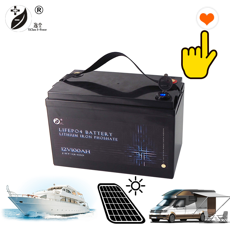 4000 цикл жизни 100Ah литий-железо фосфат батарея 12v 100ah валентность хранения lifepo4 Смарт батарея коробка
