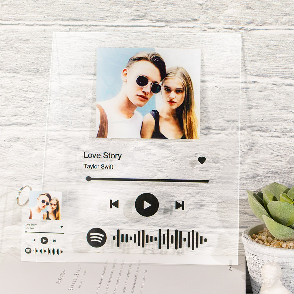 Spotify линия песен чувство индивидуальная печать био-альбом Обложка Arcrylic постер Land On настольное оргстекло