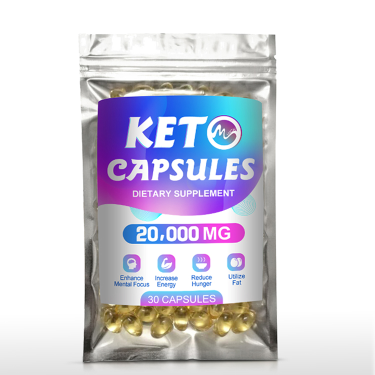 Drop Shipping 30pcs Bhb Keto Diet Capsuling Weight Loss Capsules