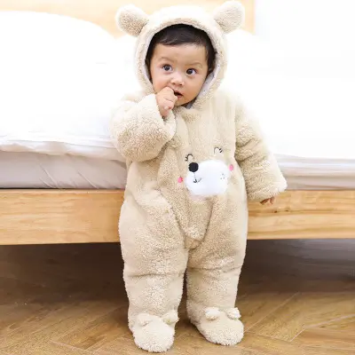 Baby clothing Boy girls Clothes Cotton Newborn toddler rompers cute Infant new born winter clothing