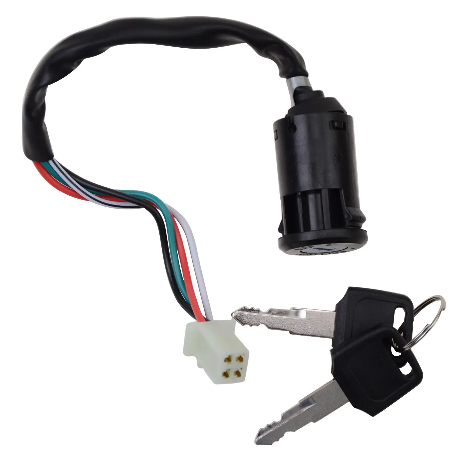 GOOFIT Ignition Key Switch 4Pin Replacement for Chinese Made 50cc 70cc 90cc 110cc 125cc 250cc Dirt Bike ATV Four Wheel Off Road