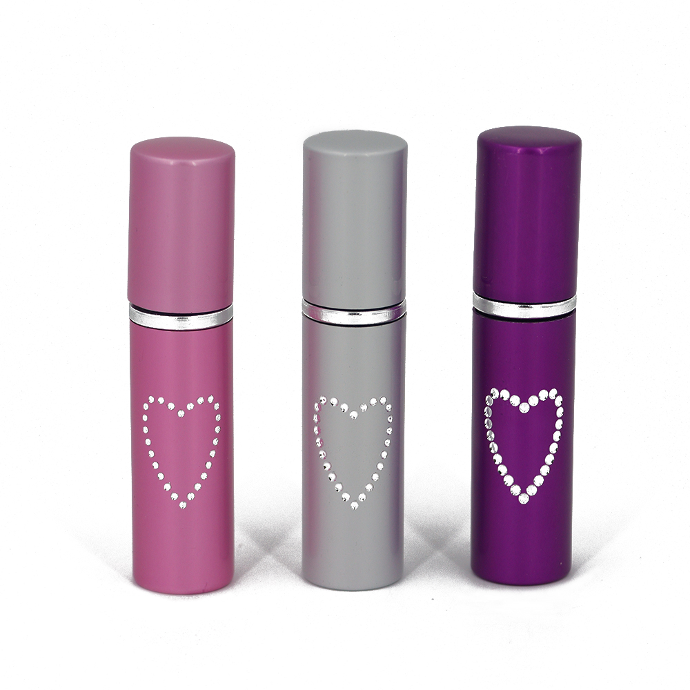 Wholesale Women Mini Colorful Tazer Self Defense Keychain Lipstick Pepper Spray