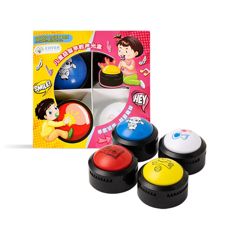 Factory Led Voice Recorder Button Game Show Toys Custom Learning Resources Team Answer Buzzers Classroom Buzzer Sound Buttons