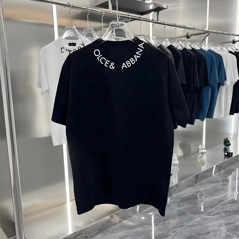 Hot sale Design High Quality Clothes Cotton Couple T-shirt D Home Correct Letters Oversized Luxury Brand Women Men T Shirts