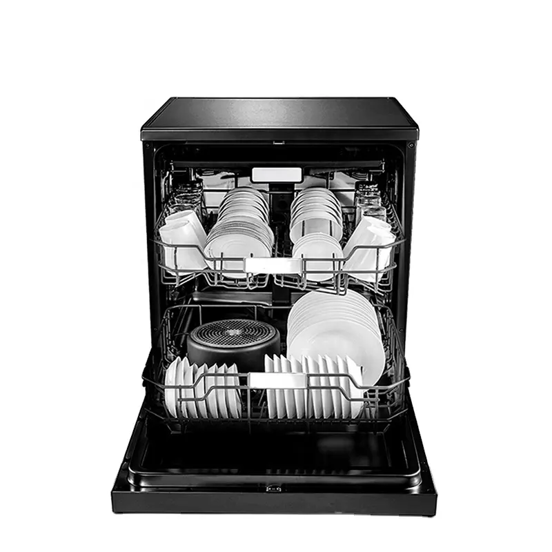 60cm Big Cavity 14 Sets Dishwasher Black SS Housing Wash Cleaning Leading Manufacturer Excellent Dishwashers