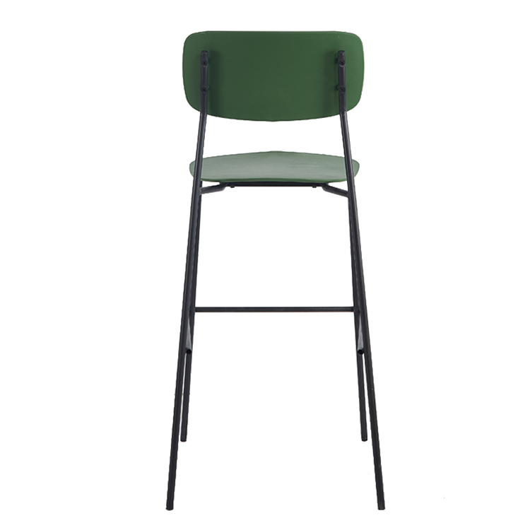 Nordic Modern Luxury Tall Cheap Counter Furniture Gold Metal Back Kitchen High Stool Bar Chairs For Bar Table