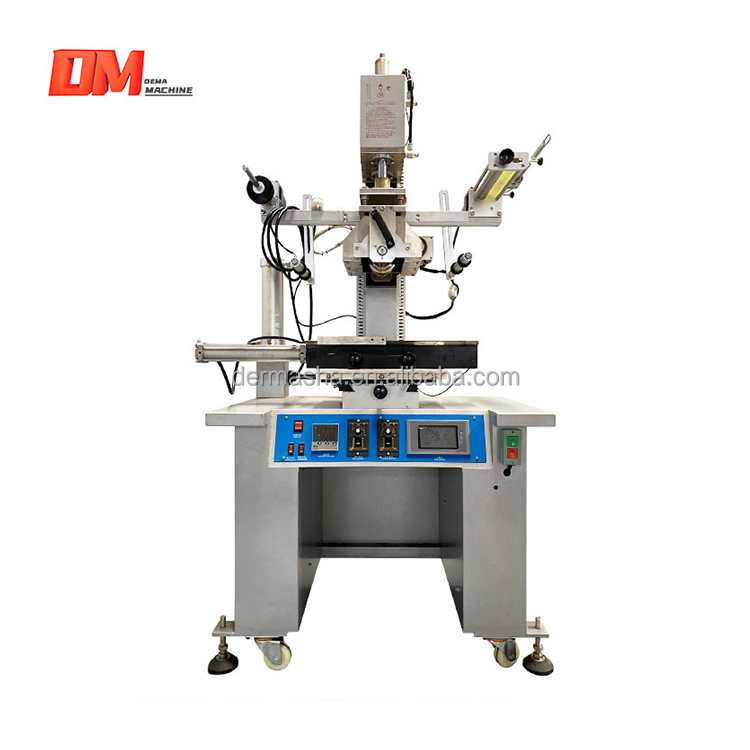 Semi Automatic Hot Foil Stamping Equipment Hot Stamp Machines For Glass Bottles