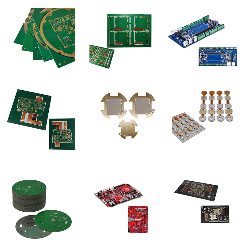 Пользовательский двухсторонний/многослойный/гибкий/жесткий-Гибкий PCB AL металлический сердечник/высокая частота/HDI/Односторонняя печатная плата PCBA плата