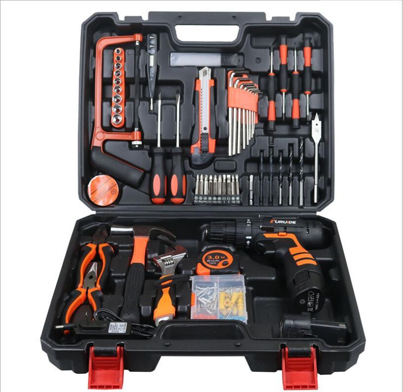 Hardware tools combination household manual screwdriver, wrench, set of home maintenance set gift kit custom wholesale