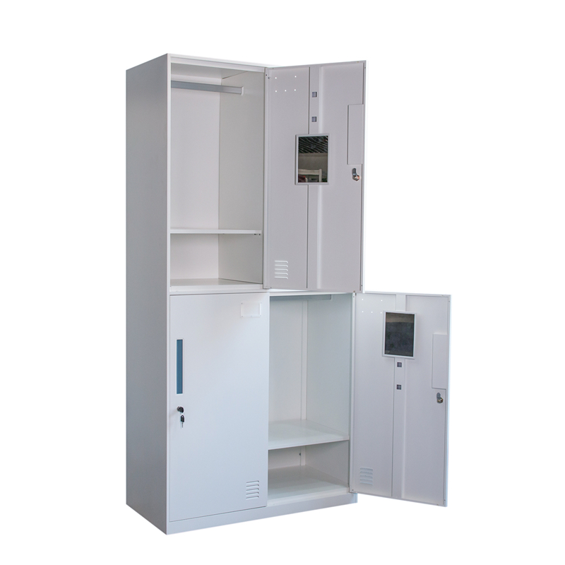 CBNT two line two doors school hospital steel powder coating gym locker wardrobe