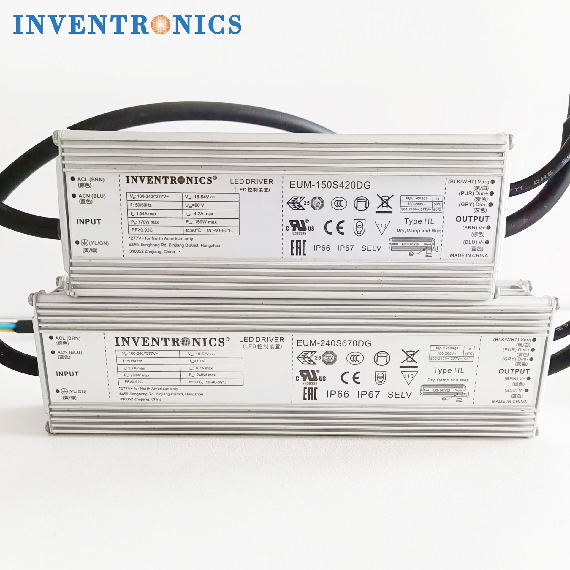 Все модели в наличии, продукты inventronics по низкой цене от 12 Вт до 1200 Вт, глобальные сертификаты, источник питания для светодиодных драйверов inventronics