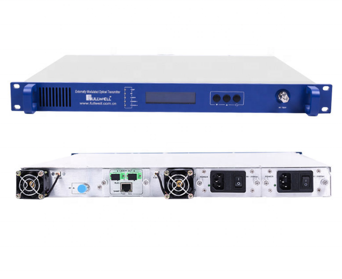Высококачественный стойка CATV 1U 1550 нм внешний модулированный оптический передатчик для передачи 160 км