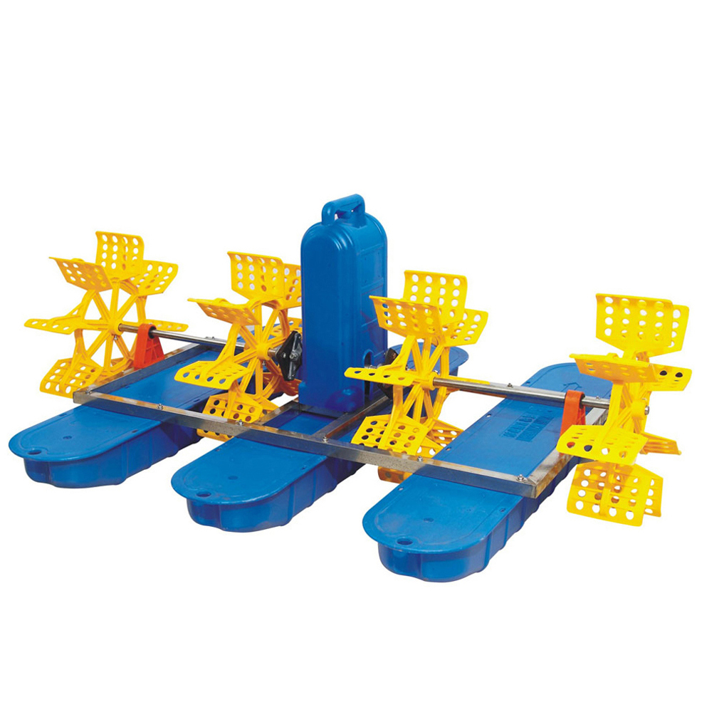Hot selling 4 impeller aquaculture machine fish pond paddle aerator for sale