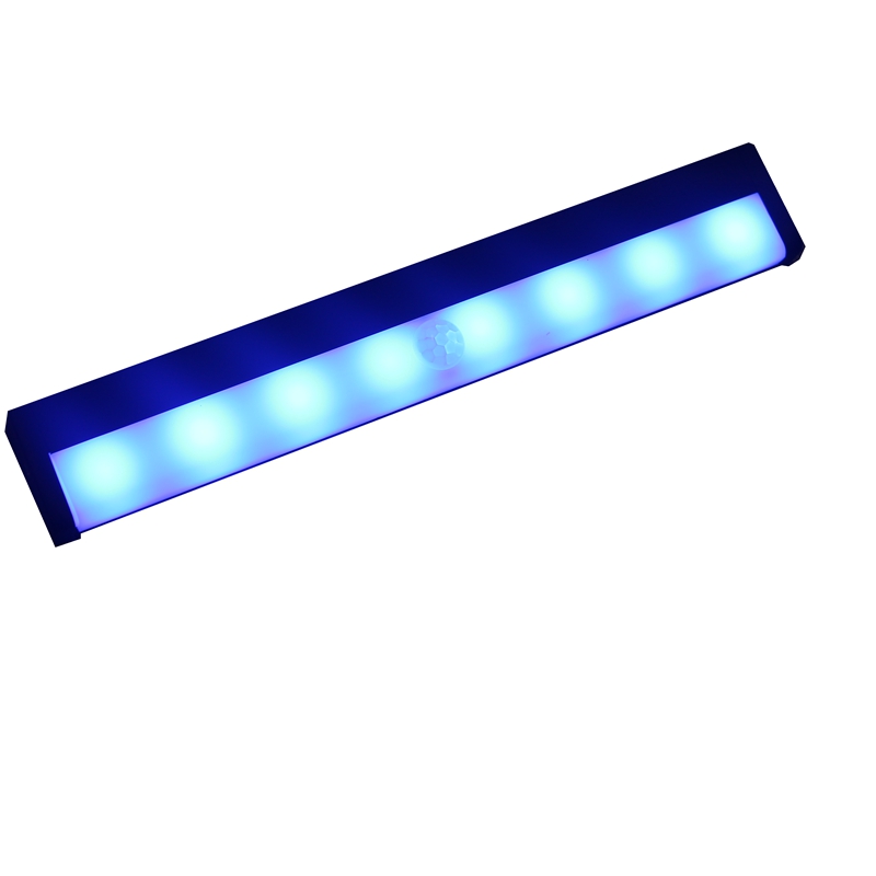 Оптовая Продажа RGB 16 видов цветов Перезаряжаемый USB cabinet light Магнитная Адсорбция светодиодный датчик движения с пультом дистанционного управления для использования внутри помещений