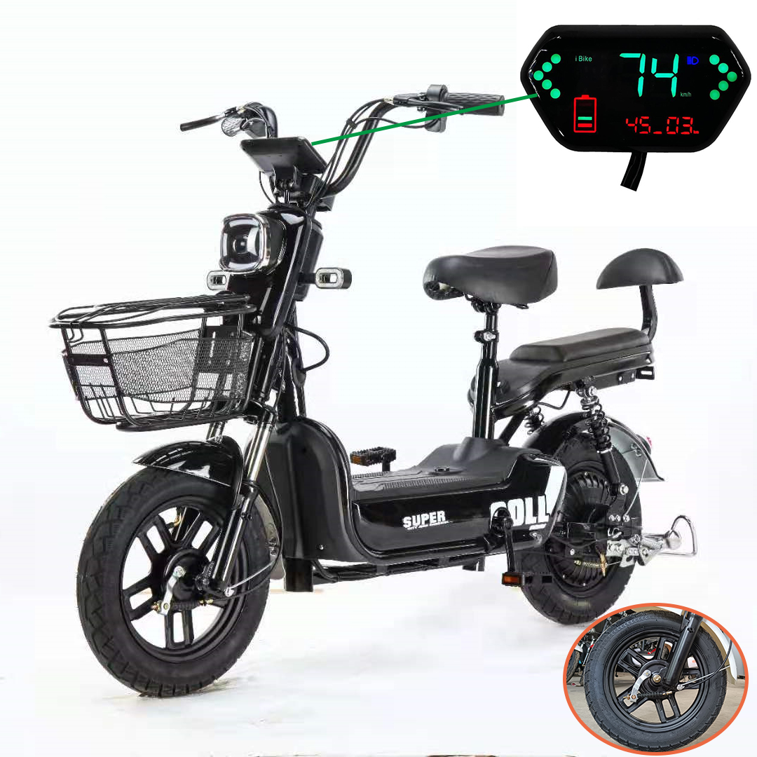 eBike brushless 2 seats adult electric city ebike bike bicycle 35km/h speed