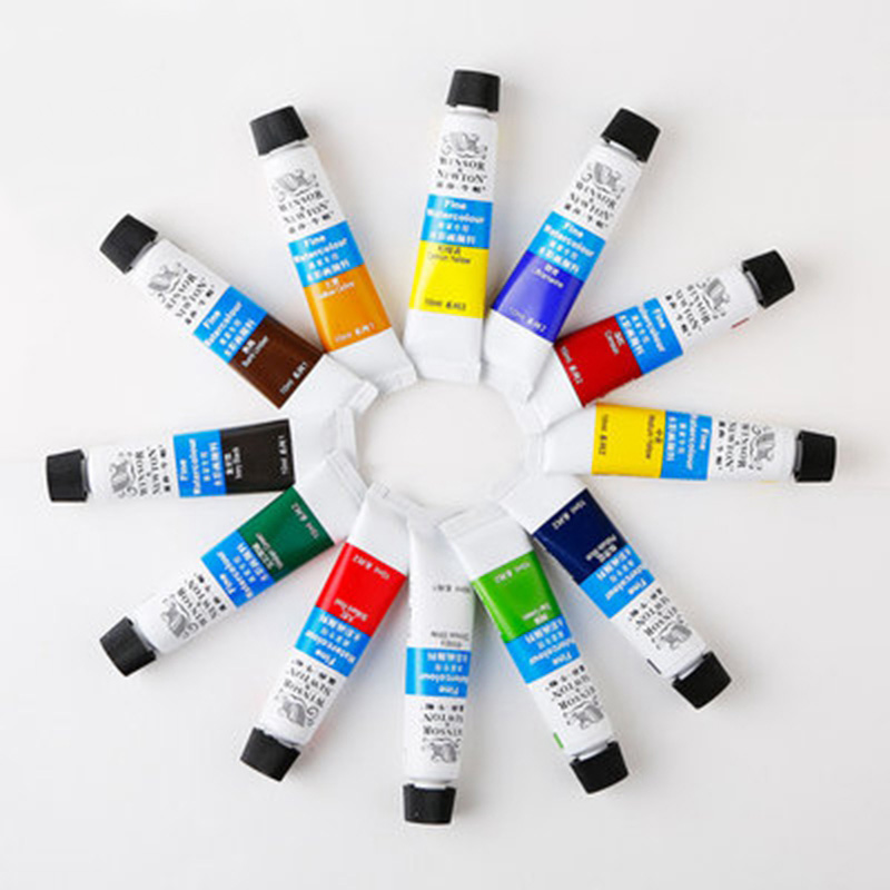 Winsor and Newton 12/18/24 цветов 10 мл Профессиональные алюминиевые трубки для художников набор акварельных красок бренды