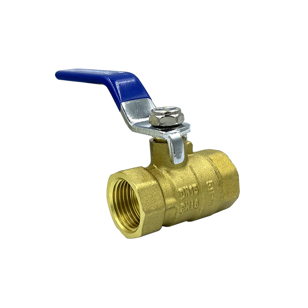 Good quality 2pc Manual Switching brass ball valve for plumbing and heating system