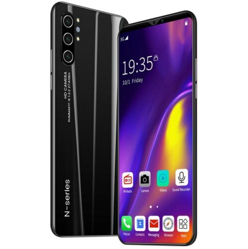 Разблокированный смартфон Note10 +, 5,8 дюйма, новая модель мобильного телефона, 4 Гб, две SIM-карты, Android